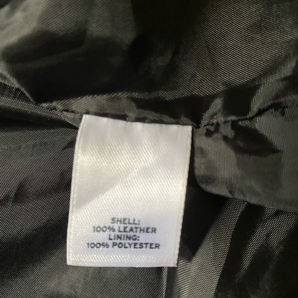 Leather Jacket with Bronze Hardware - Picture 4 of 9